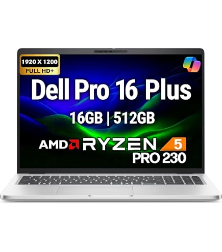 Amazon.com: Dell Pro 16 Plus PB16250 (Replaces Latitude 5550) AI